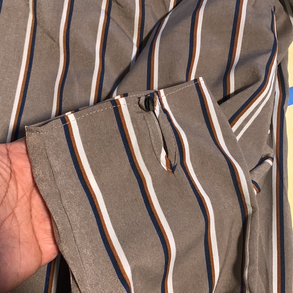 NWT Striped Open-front Duster-size medium - Picture 5 of 5